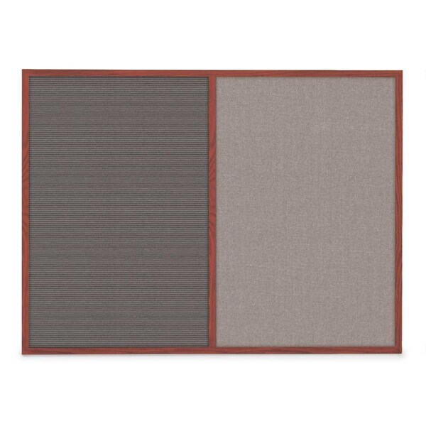 Slim Style Indoor Enclosed Corkboard, 48